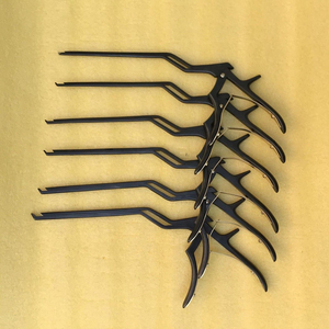 Juego de 6 Rongeurs para Laminectomía Espinal, Punzón Óseo Tipo Bayoneta de Acero, Instrumentos Quirúrgicos Ortopédicos Angulados para Operación Manual - Product Image 5