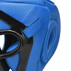 Protector de Cabeza para Boxeo HOB, de Cuero PU, Resistente a Impactos, Protector Facial para Adultos, Unisex, para Entrenamiento, Azul - Product Image 4