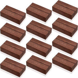 Wholesale Supplier Wood Business <b>Card</b> Display Stand for Office Organizer Crafts <b>Table</b> Ornaments Calendar Base <b>Card</b> Holder - Product Image 6
