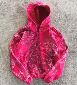 Snail Embroidery Hoodies 100% Cotton Premium Fashion Custom Design Autumn Wholesale - Product Image 1