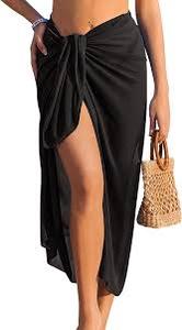 Floral Beach Pareo Wrap, Lightweight Printed <b>Sarong</b> Cover Up for Women, Summer Beachwear & Swimwear Accessory - Product Image 3