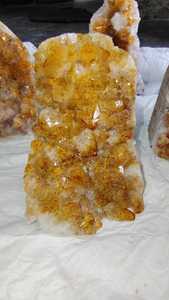 Géode de citrine jaune naturelle de haute qualité, cluster de géodes brutes de la meilleure qualité, cluster de géodes minérales Druzy, vente en gros - Product Image 5