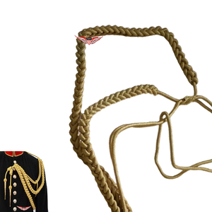 Golden <b>Braided</b> Aiguillette Metallic gold ceremonial full dress aiguillettes in excellent condition - Product Image 3
