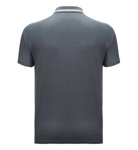 Camiseta de Golf para Hombre, de Poliéster/Algodón, Color Sólido, con Estampado Frontal, Manga Corta, Tejido de Punto, Corte Regular, Transpirable, Informal - Product Image 2