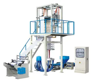 Durable and long-lasting high speed rotation die pvc printing pe film blowing extrusion machine