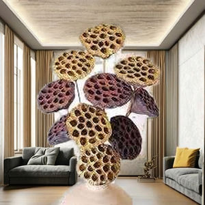 Tallos de Flor de Loto Naturales Secos Ecológicos Grandes, Marrones, Duraderos, para Graduación, Boda, San Valentín, Día de la Madre, Pascua - Product Image 4