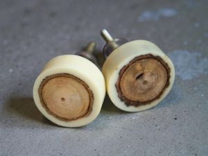 Natural Wood Resin Eco-Friendly Decoupage Drawer Knob Handcrafted Cabinet Pull Resin <b>Wardrobe</b> Knob Decorative Furniture Door - Product Image 4