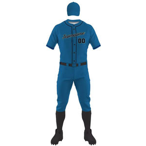 Ensemble d'uniformes de baseball personnalisés – Maillot et pantalon pour jeunes et adultes – Tenue de compétition en polyester, taille sur mesure, imperméable et respirant - Product Image 3