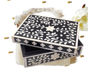 Caja de incrustaciones de nácar hecha a mano, caja de joyería de nácar, caja de almacenamiento, caja de regalo decorativa, decoración de lujo para el hogar, proveedor mayorista de nácar - Product Image 5