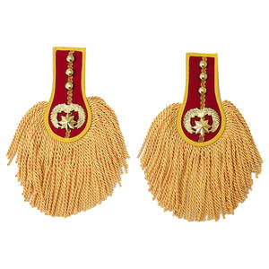 Epaulettes de Uniforme Ceremonial de Color Sólido, Venta Directa de Fábrica, Marca Privada, al por Mayor - Product Image 1