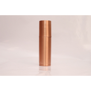 Bouteille d'eau en cuivre pur, artisanale, ayurvédique, anti-fuite, pour la santé et le bien-être, récipient écologique pour le bureau - Product Image 1