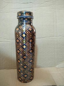 Fabricante directo de botellas de cobre, botella de agua de calidad premium para marca privada, suministro de logotipo personalizado. - Product Image 3
