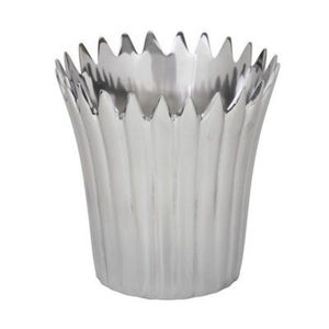 Cubetas de Hielo de Acero Inoxidable de Estilo Moderno, Enfriador de Vino y Champán de Doble Pared con Aislamiento y Acabado Brillante Martillado - Product Image 3