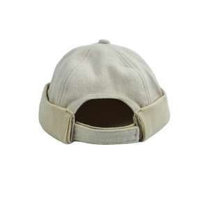 Gorro Unisex para Hombre, Gorra de Marinero, Gorro Tipo Landlord, Gorro con Borde Enrollado, Gorro Retro sin Visera - Product Image 4