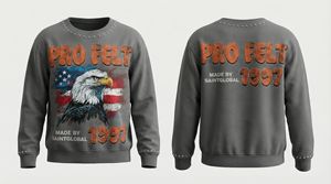 Camiseta de Felpa para Hombre, Estilo Urbano, Hip Hop, con Estampado Personalizado, Marca Propia, Cómoda y Moderna, Manga Corta, OEM ODM - Product Image 5