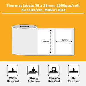 Vela 4X6 Rollo 500 Etiqueta 100X150 Papel directo Transparente 4X6 Etiqueta térmica de envío 6 X4 A6 - Product Image 3