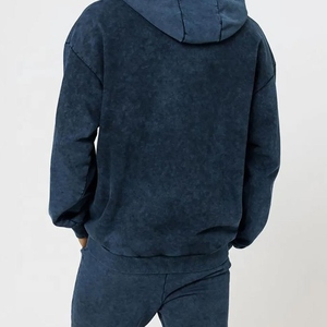 Promotion : Ensemble de survêtement vintage personnalisé avec logo, à capuche, pour homme – Haute qualité - Product Image 2