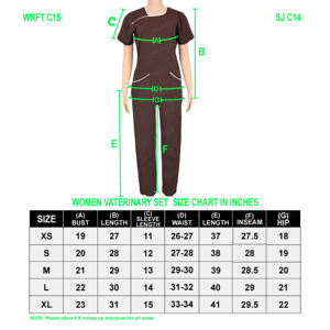 Uniformes Médicos Personalizados a Medida, Conjuntos con Cuello Alto, Manga Corta y Diseño a Medida - Product Image 6