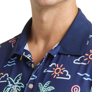 Camiseta Polo Clásica para Hombre, Sublimable, Tela de Poliéster Suave, Ajuste Cómodo, Ideal para Uso Diario Informal - Product Image 2