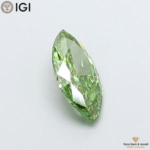 IGI Certified VS1 Clarity Fancy Vivid <b>Green</b> Color CVD Lab Grown Diamond 2.01 CARAT MARQUISE Shape for Gorgeous Pendant - Product Image 3