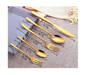 Nouvelle conception ensemble de couverts de service décoratifs de mariage ensemble de couverts finis en acier inoxydable argent fait à la main personnalisé - Product Image 1