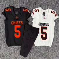 Uniformes de football américain personnalisés en twill, vêtements de sport, maillots d'équipe de football pour jeunes et adultes, prêts pour le jour du match, nom et numéro d'équipe personnalisés