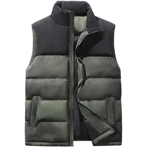 Chaleco de Invierno para Hombre LEAFITS, Chaqueta Acolchada de Dos Tonos, Cuello Alto, Calefactable, Ecológico, para el Mercado Europeo - Product Image 5