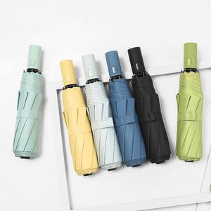 Sombrilla Plegable Automática de 8 Varillas con Protección UV para Mujer, Ideal para Viajes y Negocios - Product Image 1