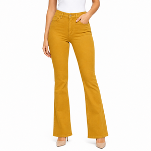 Jeggings Casuales de Cintura Alta para Mujer, Transpirables, Ajustados, con Logo, Tallas Grandes, Elásticos, de Mezclilla, Pantalones Tipo Lápiz de Algodón - Product Image 5