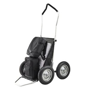 Carrello da Caccia Pieghevole per Tutti i Terreni con Ammortizzatori, Capacità 500 Libbre, per Trasporto Cervi e Attrezzatura da Campeggio - Product Image 1