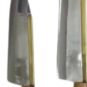 Ensemble de 3 couteaux de cuisine haut de gamme, lames en acier argenté, 6, 8 et 10 pouces, manches en bois naturel brun, ensemble professionnel pour chef, pour couper la viande - Product Image 6