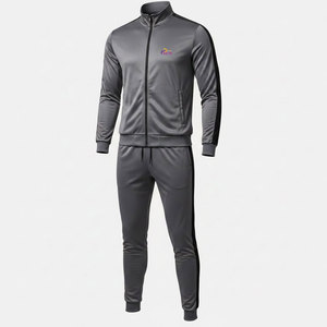 Ensemble de survêtement de haute qualité avec veste et pantalon, parfait pour l'entraînement sportif et les activités de plein air - Product Image 1