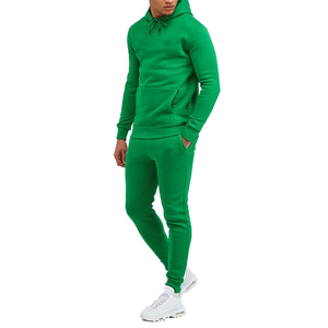 Survêtement Homme Confortable en Molleton 100% Coton Imprimé Uni Vert, Style Streetwear, avec Cordon de Serrage – OEM/ODM - Product Image 1