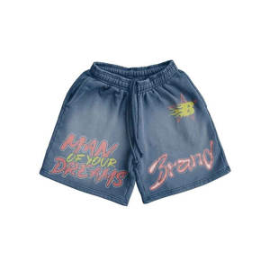 Conjunto de Shorts de Verano Ligeros con Logotipo Personalizado, Estampado por Inmersión, Diseño de Camuflaje Digital, Estilo Casual - Product Image 2