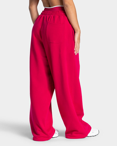 2026 Trending Winter <b>Women's</b> Dark Pink Hoodie <b>Jogger</b> Set Premium Quality 100% Cotton <b>Knit</b> Tracksuit Contrast Piping Two Piece - Product Image 5