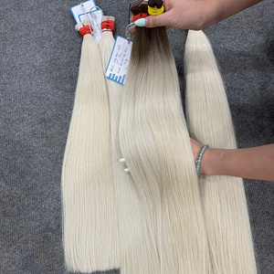 Cabello Humano Vietnamita de Color Ombre Premium en Tendencia, a Granel, Súper Doble Trama, Textura Sedosa y Suave, Cutícula Completamente Alineada - Product Image 3