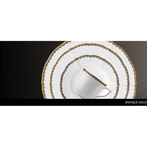 Oro antico-tazza da tè e piattino