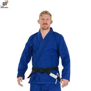 Custom Design Unisex Adult Karate Training Uniform Lightweight Polyester/Cotton <b>Blend</b> Full Sleeves OEM Service Available - Product Image 2