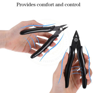 Hair Extension Tools Keratin Bond Cutting Pliers with An Opening Spring Mini Hair Pliers for Micro Nano Ring - Product Image 6