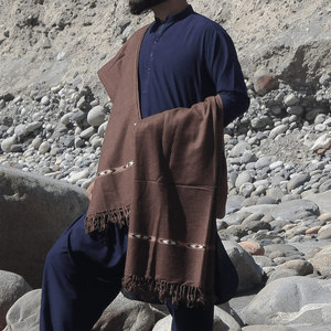 Châle chaud de qualité supérieure pour hommes, tissu doux et confortable pour l'hiver, style élégant, classique et traditionnel, vêtements de mode pour hommes - Product Image 4
