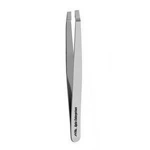 Pinza para Cejas de 4 Pulgadas con Punta Plana Clásica, Depiladora de Precisión, Pinza de Belleza de Acero Inoxidable, Estilo Alemán, Profesional - Product Image 4