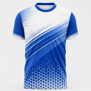 Custom Sublimation Soccer T Shirt Short Sleeve Football Training Jersey Team Uniform Print Tee <b>Men</b> Breathable Polyester Adult - Product Image 2