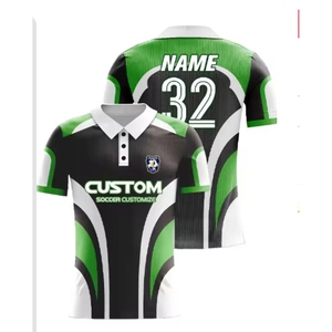 OEM USA Sublimation Polo Shirts <b>Soccer</b> Uniforms Custom Team Apparel Breathable Performance Sports Clothing - Product Image 3