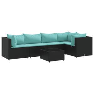 Conjunto de Muebles de Patio Negros con Conjuntos de Jardín Azul Agua - Product Image 2