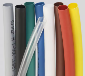 High Temperature Resistance PE <b>Heat</b> Shrinkable <b>Cable</b> Sleeves Black 600V Rated Low Voltage Insulation - Product Image 4