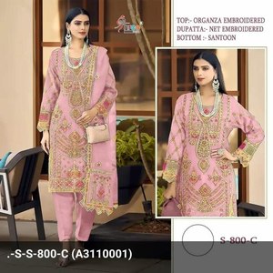 Latest Designer Trendy Modern Style Heavy Indian Wedding Collection Pakistani Salwar Kameez Diwali Outfit Viscose Material - Product Image 2