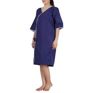 Batas de Laboratorio Médicas para Mujer, Alta Calidad, Uso Casual, Verano, Color Sólido, Algodón, Precios al por Mayor - Product Image 4