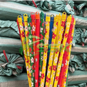 Balai à manche en bois et tête en PVC, poils en eucalyptus, à poils effilés, pour toilettes, sols et extérieur, nettoyage facile, avec pelle à poussière, vente en gros directe usine - Product Image 3