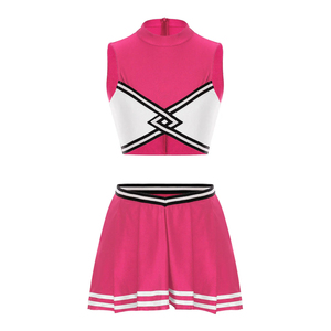 Uniformes de cheerleading en gros, vêtements de sport personnalisés pour équipes, tissu respirant en polyester et élasthanne, conception personnalisée, fabricant OEM - Product Image 6