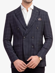 Elegant Slim Fit <b>Men's</b> Business Suits Anti-Wrinkle Woolen Polyester Button Fly Pants Formal <b>Coat</b> Office Wear Events - Product Image 3